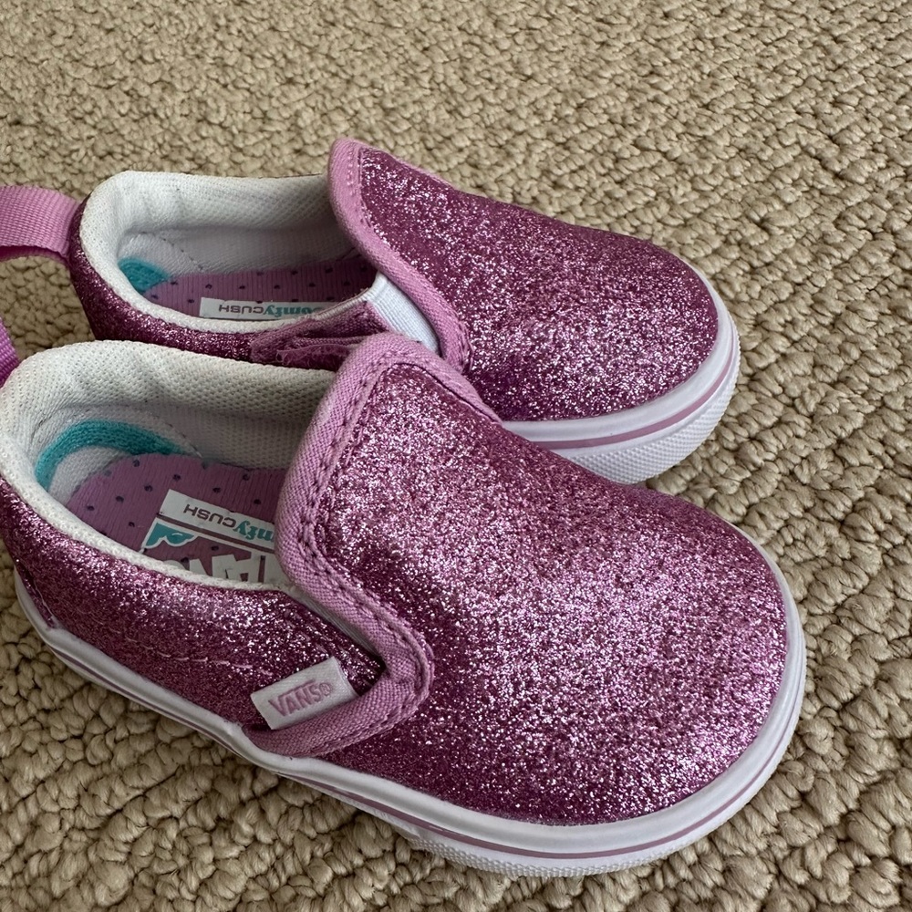 Toddler girls slip on vans